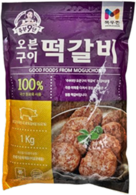 목우촌 오븐에 구운 떡갈비, 7개, 1kg