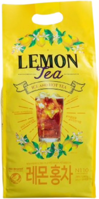 노브랜드 레몬홍차 복숭아홍차, 2개, 120개입, 14g