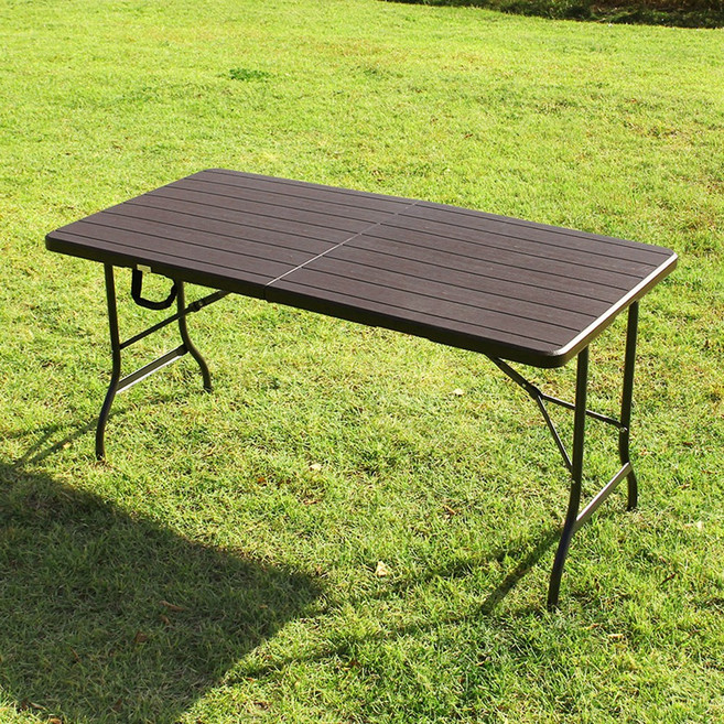 아르망 브로몰딩 접이식 야외테이블 1500, 브라운