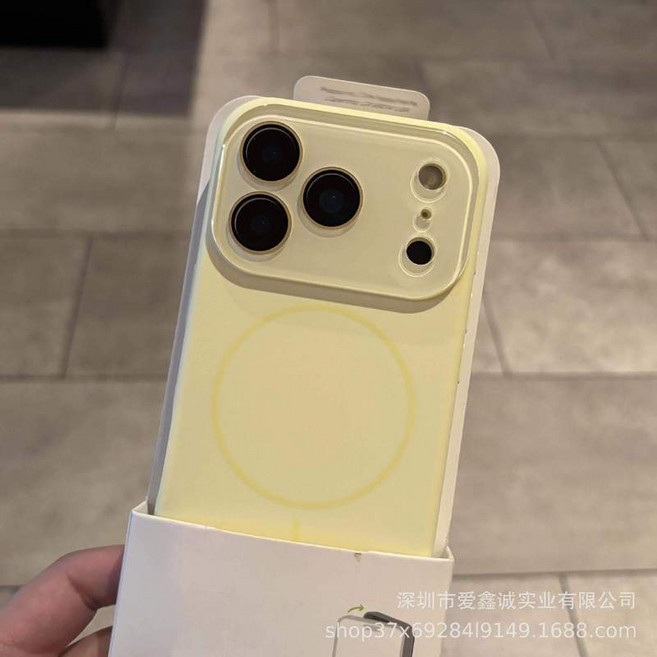 適用於 iPhone 細圈磁吸液態矽膠手機殼