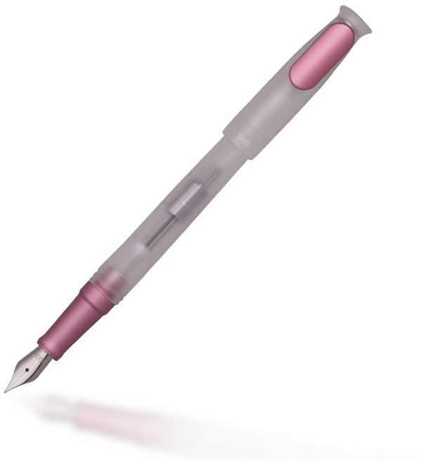 SKB RS-501N NOTI 霧光系列 EF尖鋼筆，霧面質感筆身，書寫流暢，精準呈現細節，適合學生與上班族, 粉, EF筆尖(極細)
