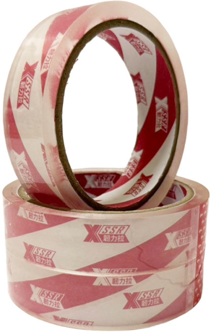 SSR膠帶 寬24mm 長45Y 黏性持久 辦公室/家庭/學校適用, 透明, 1個