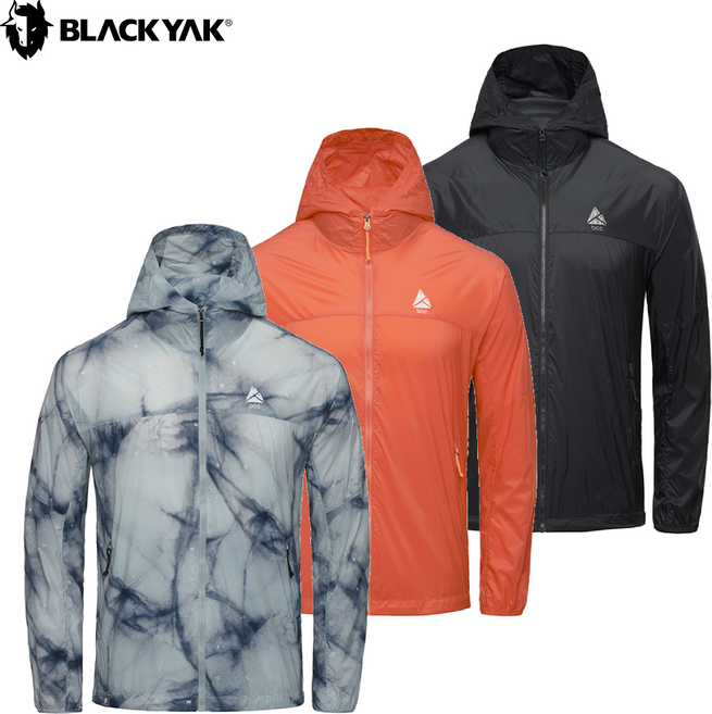 블랙야크 클라이밍 공용 에어 자켓 여름 초경량 패커블 후디 방풍점퍼 1BYJKMU901