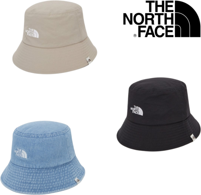 (신상) 노스페이스 버킷햇 남녀공용 데일리 자외선차단 화이트라벨 스탠다드 운동 여행 낚시 벙거지 쿨링 모자