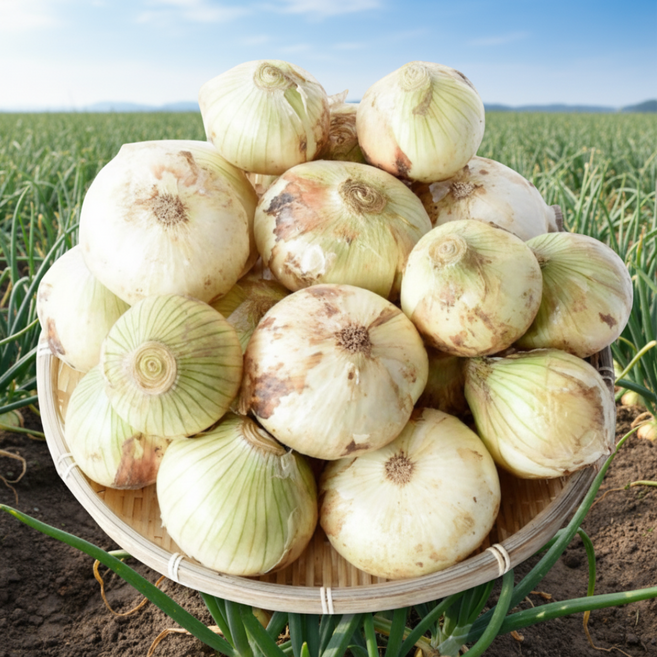 숲하우스 26년 국내산 무안 햇양파 일반중대혼합, 1개, 5kg