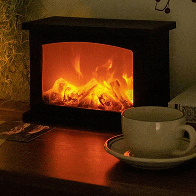 로아 불멍 무드등 LED 화로대 건전지 USB 랜턴 벽난로, 주식회사 아이투 본상품선택
