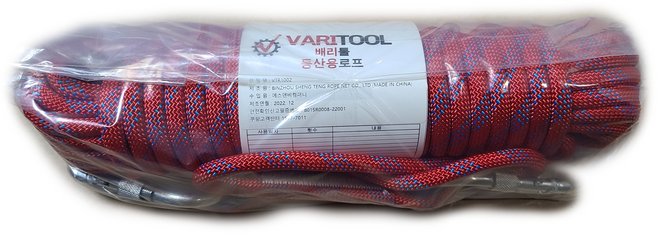 배리툴 KC인증 등반용로프 10mm, 레드