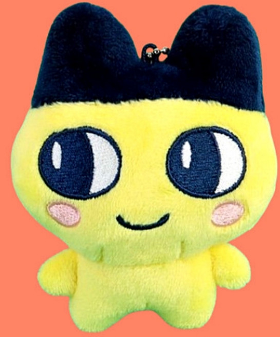 정품 다마고치 인형 키링, 1개, 마메치(옐로우)