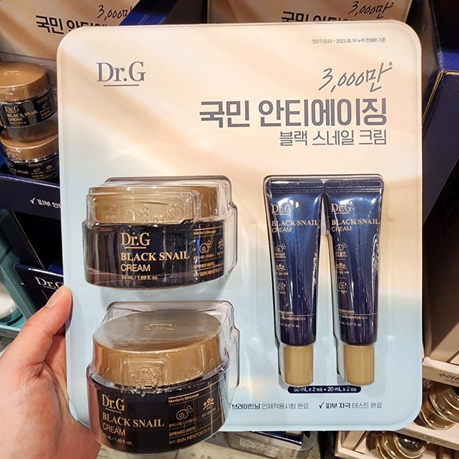 닥터지 블랙스네일크림 코스트코 달팽이크림 영양크림 민간한피부 탄력 보습 주름 수분크림, 1개, 140ml