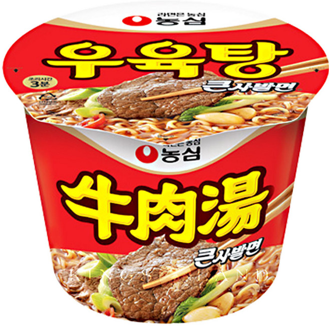 농심 우육탕 큰사발면, 24개