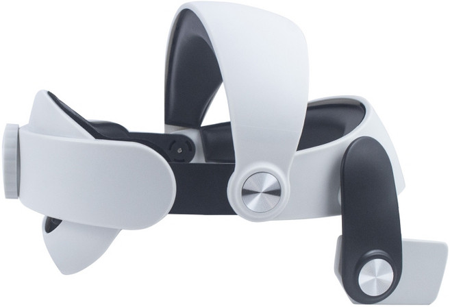 헤드 스트랩 논슬립 VR 헤드셋 쿠션 헤드밴드용 오큘러스 퀘스트 2 프로텍터용, 1개