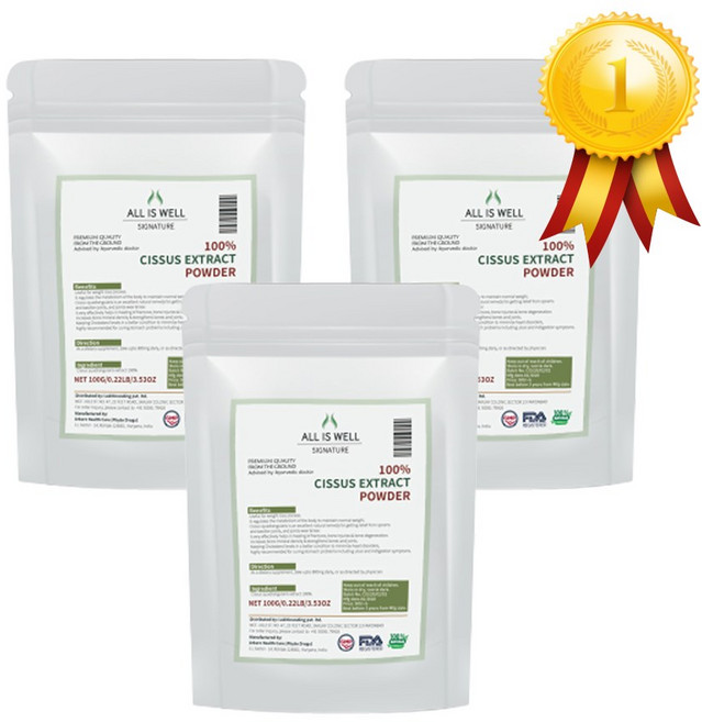 프리미엄 올이즈웰 인도산 시서스 가루 분말 300g, 1개