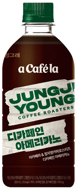 아카페라 정지영커피로스터즈 아메리카노, 500ml, 15개