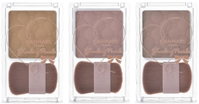 캔메이크 쉐딩 파우더 5g 쉐이딩 자연스러운 음영으로 작은 얼굴 만들기, 2. 04 아이즈 그레이 브라운, 1개