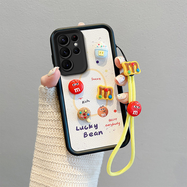 나무나라 갤럭시 A16 A15 A14 A13 A12 귀여운 캐릭터 입체 파츠 가죽 케이스 CY287