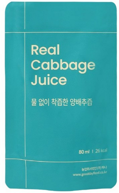 양배추즙 80ml 60개입 1개, 60개