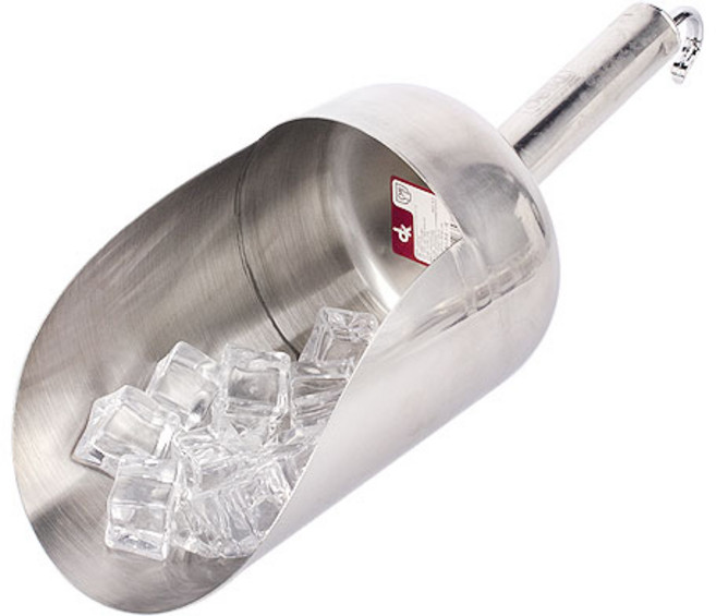 스텐 원형 스쿠프 얼음 스쿱 얼음삽 카페 제빙기 아이스 주걱 업소용, 1개, 03 대형