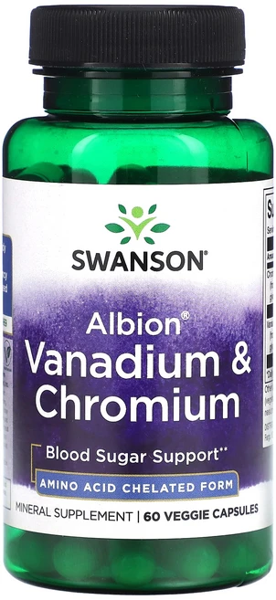 스완슨 알비온 Albion 바나듐 & 크로뮴 60 베지캡슐, 1개, 60정 - 쿠팡