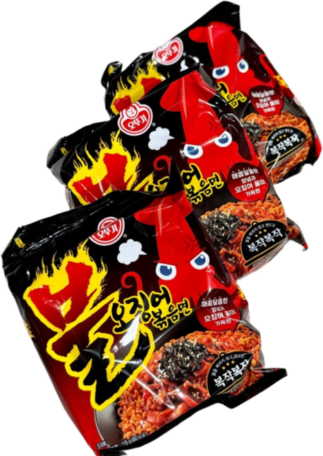 오뚜기 불오징어볶음면 115g, 5개