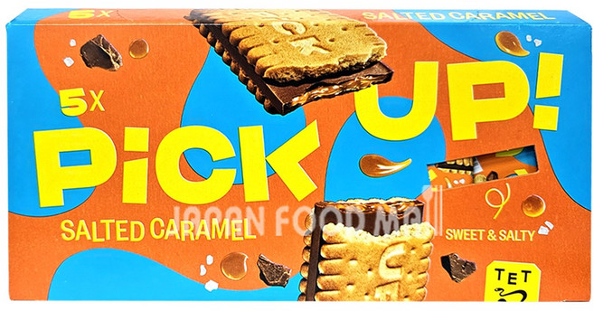 발센 픽업 쏠티드 카라멜 쿠키 5개입 달콤 짭짤 비스킷, 1개, 140g