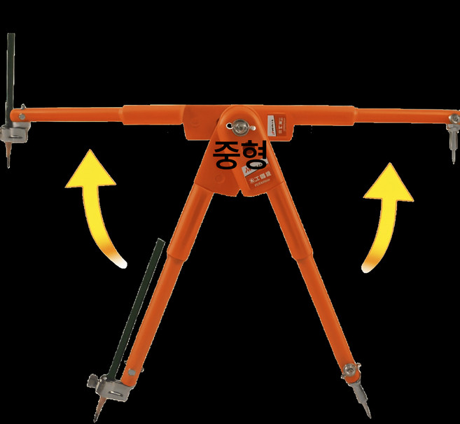 [산업 목공용] 리부 제도용 콤파스 중형 25x90, 중형콤파스25x90, 1개