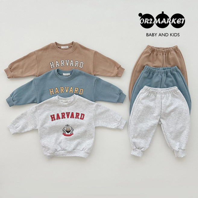 [옹알이마켓]아동복 키즈복 유아복 봄 오뜨 하버드베어 상하복