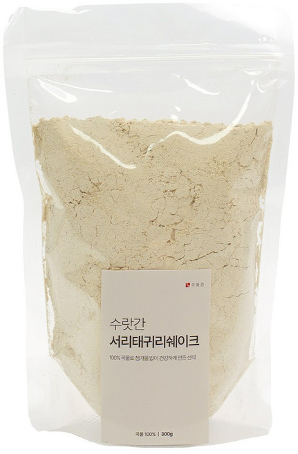 수랏간 태우지 않고 볶은 서리태귀리 쉐이크, 4개, 300g