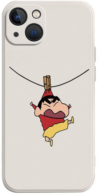 캐치 짱구 랜즈보호 소프트 아이폰 갤럭시 케이스