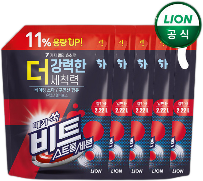 스트롱세븐 액체 세탁세제 리필 일반용, 2.22L