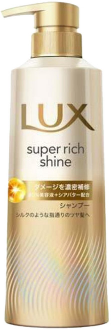 LUX 麗仕 超級豐潤亮澤修護洗髮乳 按壓瓶, 400g, 1個