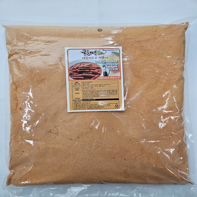 궁물떡 로제떡볶이(매콤까르보) 분말소스 순한맛 5kg, 1개