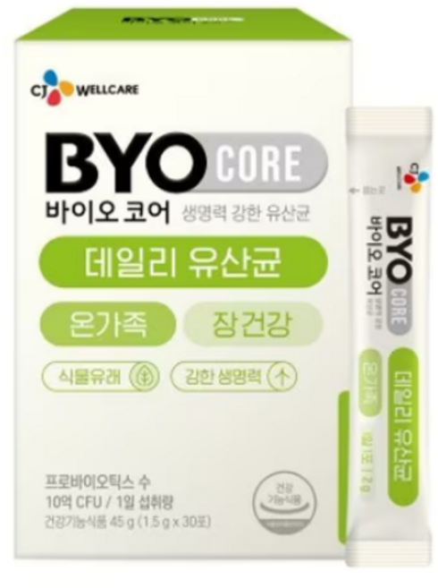 BYO 20억 생유산균 패밀리, 1개, 스틱, 45g
