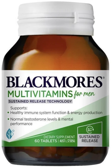 Blackmores 블랙모어스 남성 멀티비타민 60정 Men Multivitamin, 상품선택, 1개 - 쿠팡