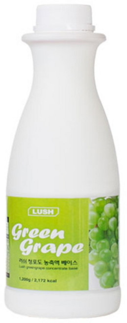 러쉬 청포도 농축액베이스 1.8Kg, 1개, 1.8L
