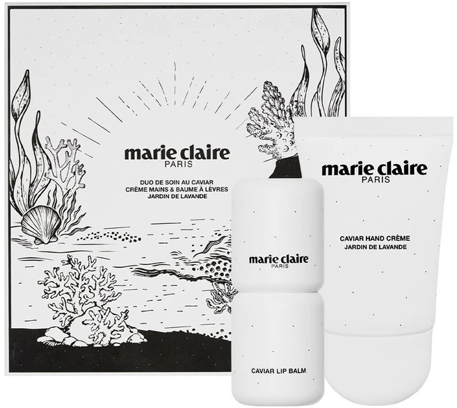 캐비어 케어 듀오 핸드크림 자당 드 라벤더 & 립밤, 1세트 - 쿠팡