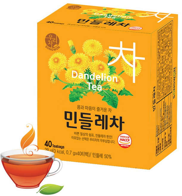 송원 민들레차 40T x4개