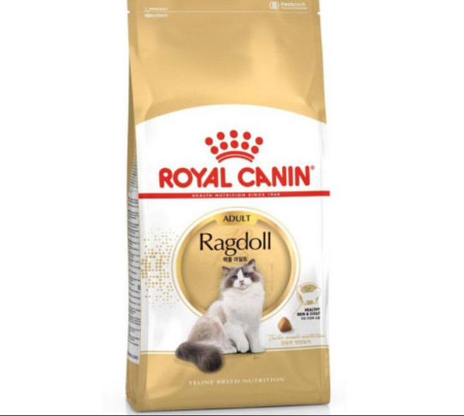 ROYAL CANIN Ragdoll 成貓專用飼料 呵護健康肌膚與毛髮配方, 2kg, 1個, 雞肉
