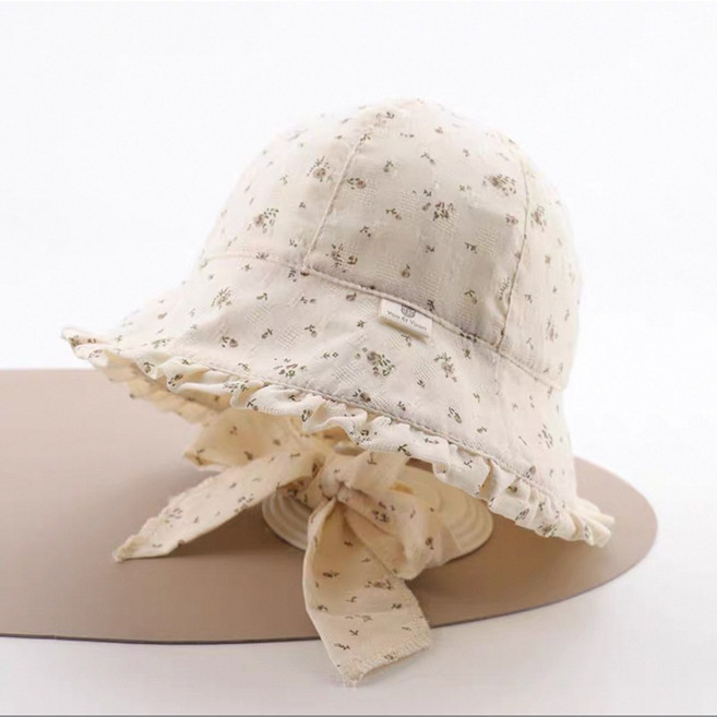 시월에인절 키즈차양햇 썬햇 여름 벙거지모자