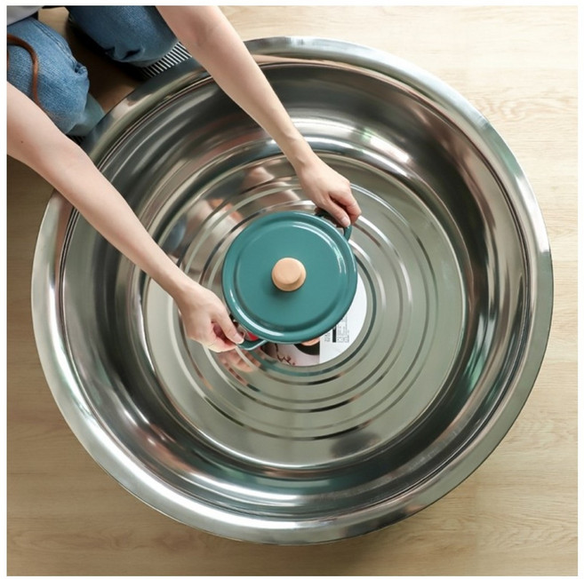 김장하는날 특대형 스텐대야 68cm 77cm 빅사이즈, 1개