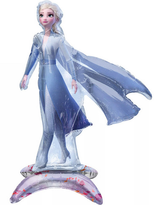 제이벌룬 크리스마스 은박풍선 2023, 스탠딩 에어벌룬 프로즌2 엘사 [공기주입전용], 1개
