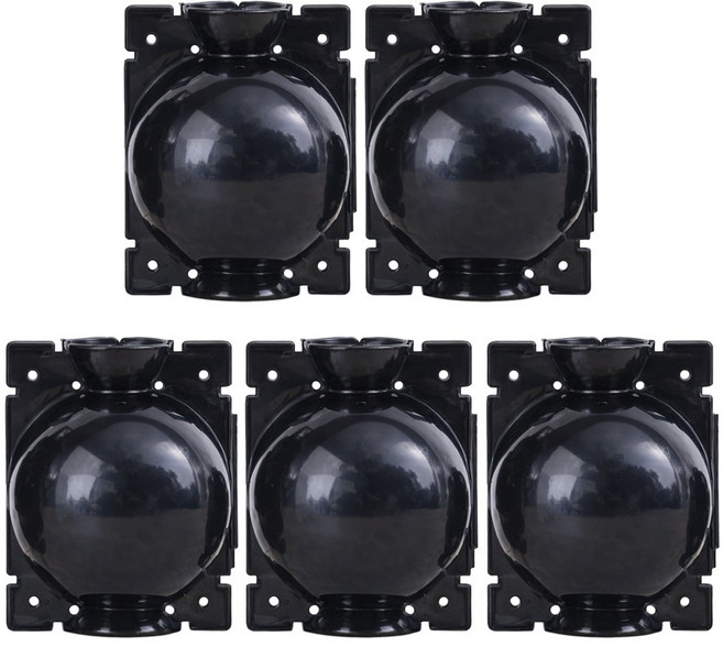 아띠꼴로 쑥쑥자라 식물번식 취목볼 루팅볼 공중뿌리 케이스, 5개, 딥블랙