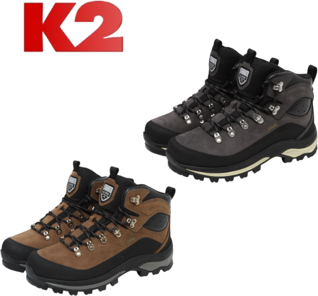 [백화점발송]K2 남성 등산화 고어텍스 미끄럼방지 트레킹 둘레길 캠핑 신발