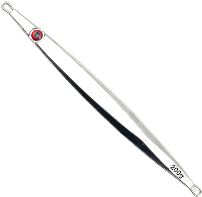 마리수 방어 지깅 메탈 대구 크롬 메탈지그 빅게임 부시리 대삼치 지그 루어 채비, 1개, 300g, 실버