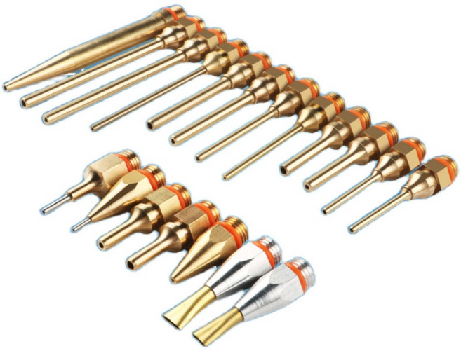 핫멜트 건 노즐 글루건 노즐 디스 펜스 건헤드, 2.0x50, 1개