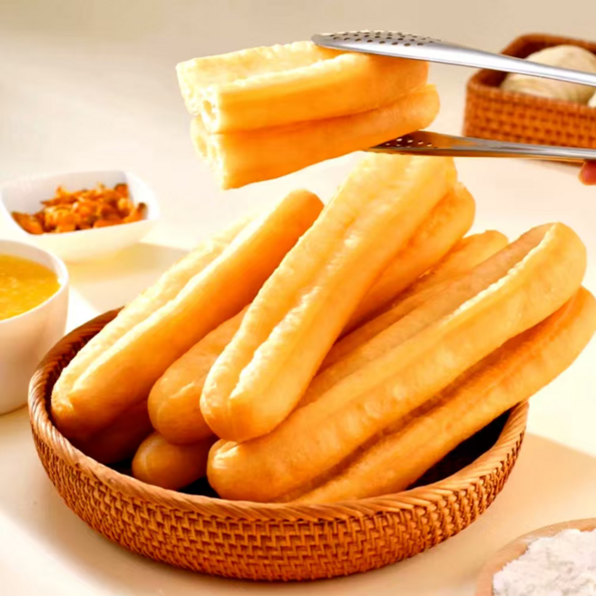 다팜 마켓 로컬 조식 유툘 궈즈 도넛스틱 중국 꽈빼기 튀김빵 요우티아오 YOUTIAO, 1개, 720g