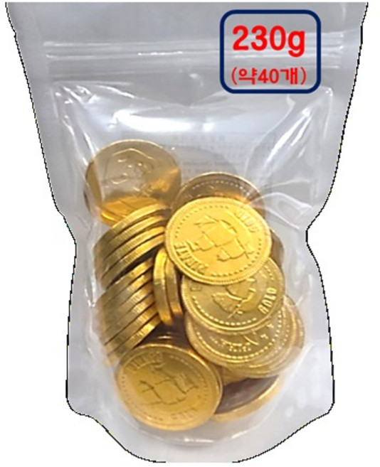코스트코 파이어리츠 골드 코인 동전 밀크초콜릿, 230g, 1개