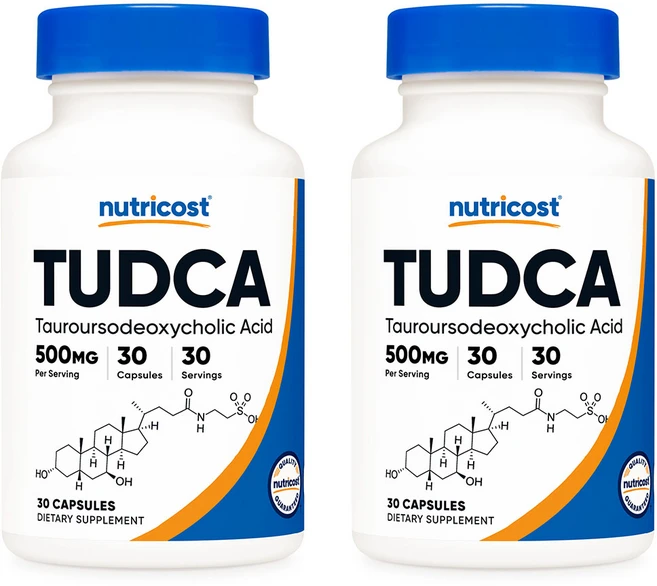 뉴트리코스트 투드카 Tudca 500mg 캡슐 30회분, 2개, 30정 - 쿠팡