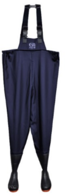 가드맨 낚시 해루질 갯벌 PVC 가슴 장화 작업복, NAVY (네이비), 3개