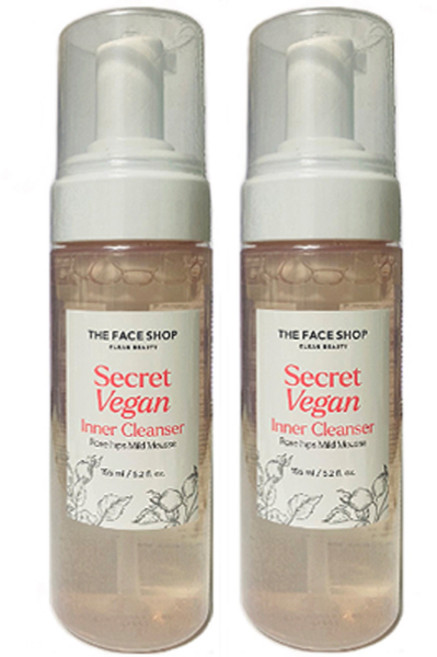 더페이스샵 에티켓프레쉬 시크릿 비건 이너클렌저 2개세트 (155ml+155ml), 2개, 155ml