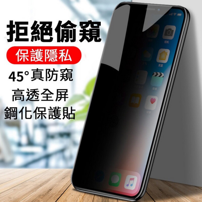 防偷窺滿版玻璃保護貼 iPhone17 16 i15 i12 i13 i14 i11 i6 7 8 iX XR i13/13Pro/14防偷窥滿版, 1個, i13/13Pro/14防偷窺滿版